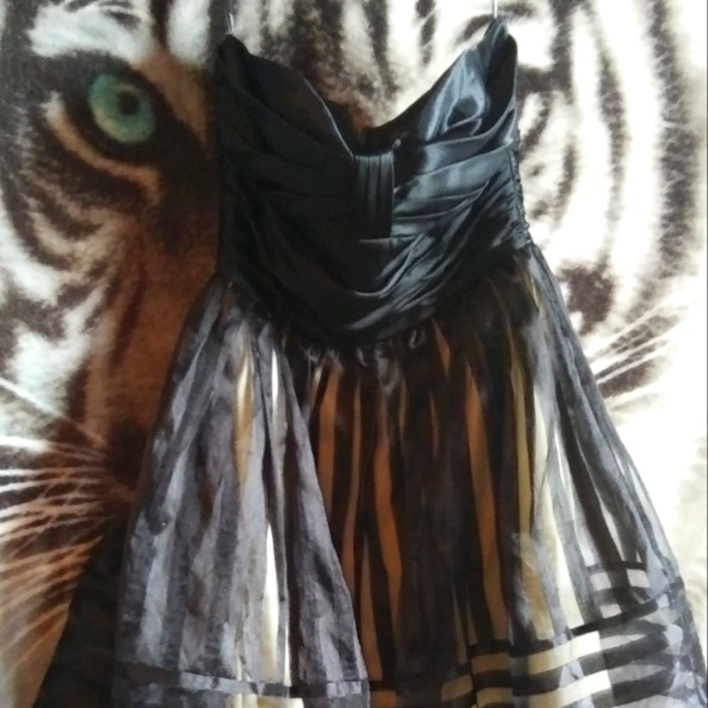 Betsey Johnson Strapless Formal Dress